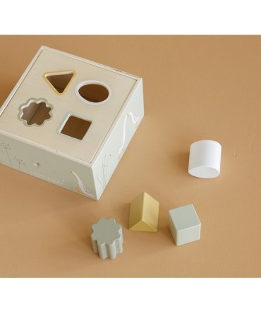 alt="Little Dutch -Boîte à formes - Jeu de formes à trier avec boîte en bois pour bébé"