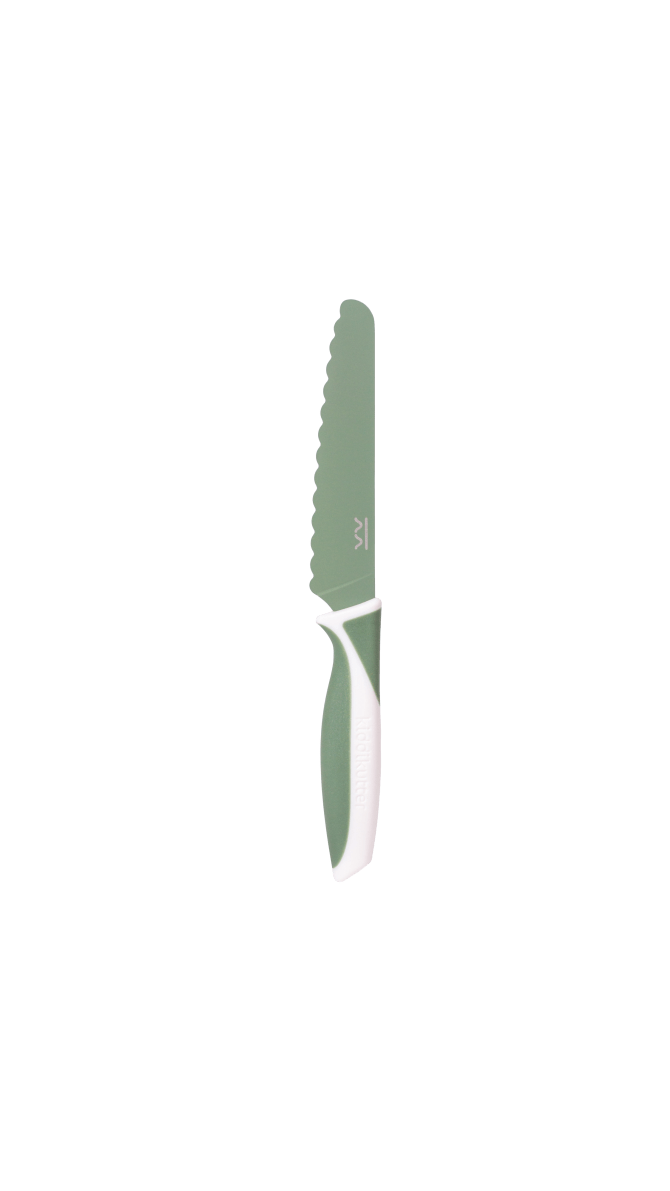 alt="Kiddikutter - Couteau d'apprentissage - Couteau pour enfants qui ne coupe pas les doigts - Avocado"