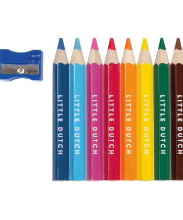 alt="Little Dutch -Crayons de couleur - Petits crayons pour enfants avec taille crayon"