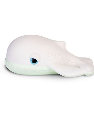 alt="Oli & Carol - Anneau de dentition en silicone - Jouet de bain bébé - Baleine - Walter the whale"