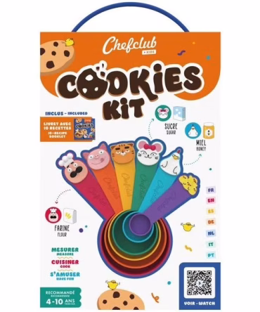 Coffret 6 tasses à mesurer et livre de recettes Cookies – Chefclub