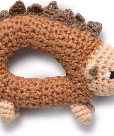 Hochet en crochet Hérisson – Sebra